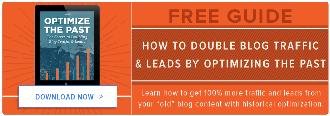free guide to historical blog optimization