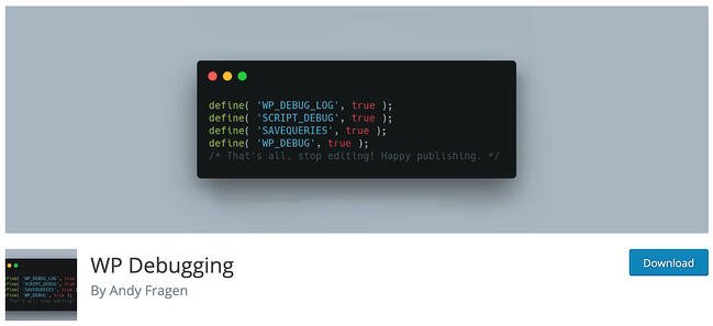 download page for the wp debugging plugin to help resolve the http 500 internal server error in wordpress