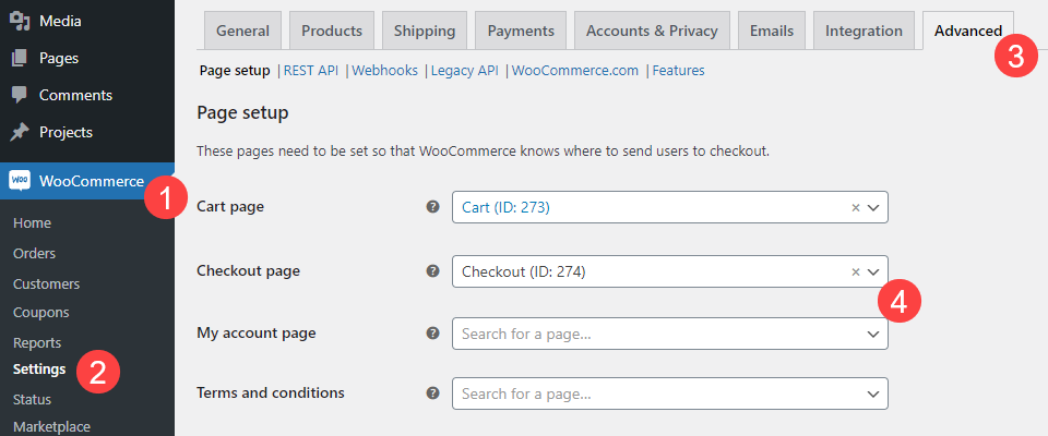 woocommerce advanced endpoints