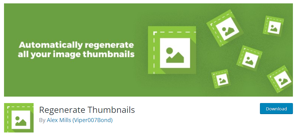regenerate thumbnails web developer plugins