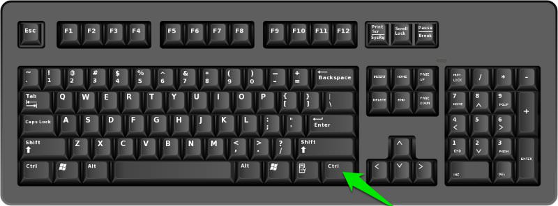 control key