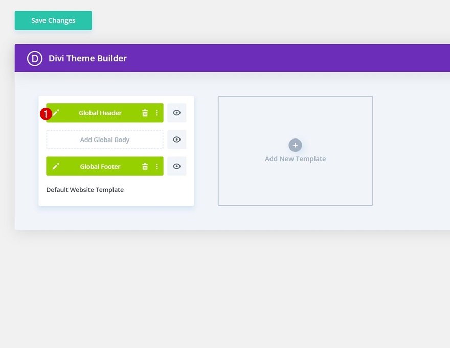 header & footer template for Divi's Online Course Layout Pack