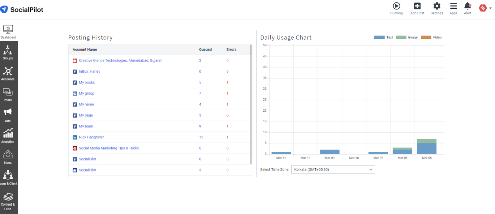 facebook ad software: socialpilot