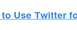 Tips on how to Promote on Twitter With Those 13 Guidelines