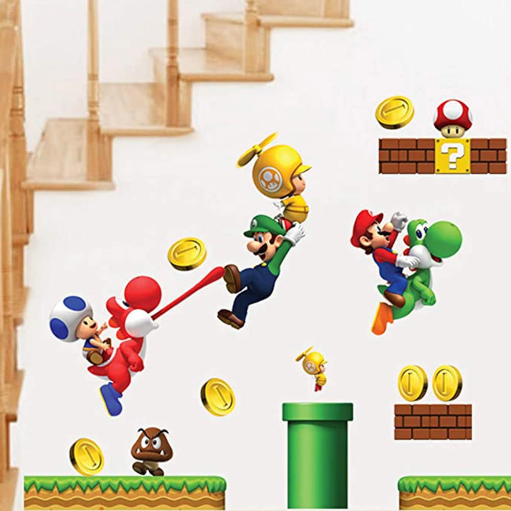 Super Mario Bros Wall Decals