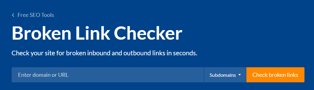 Ahref Broken Link Checker