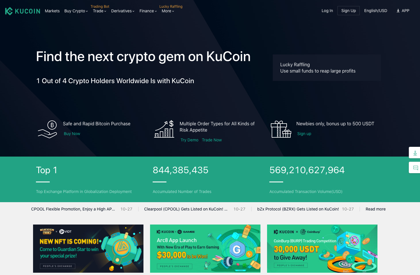 Cryptocurrency Exchange KuCoin