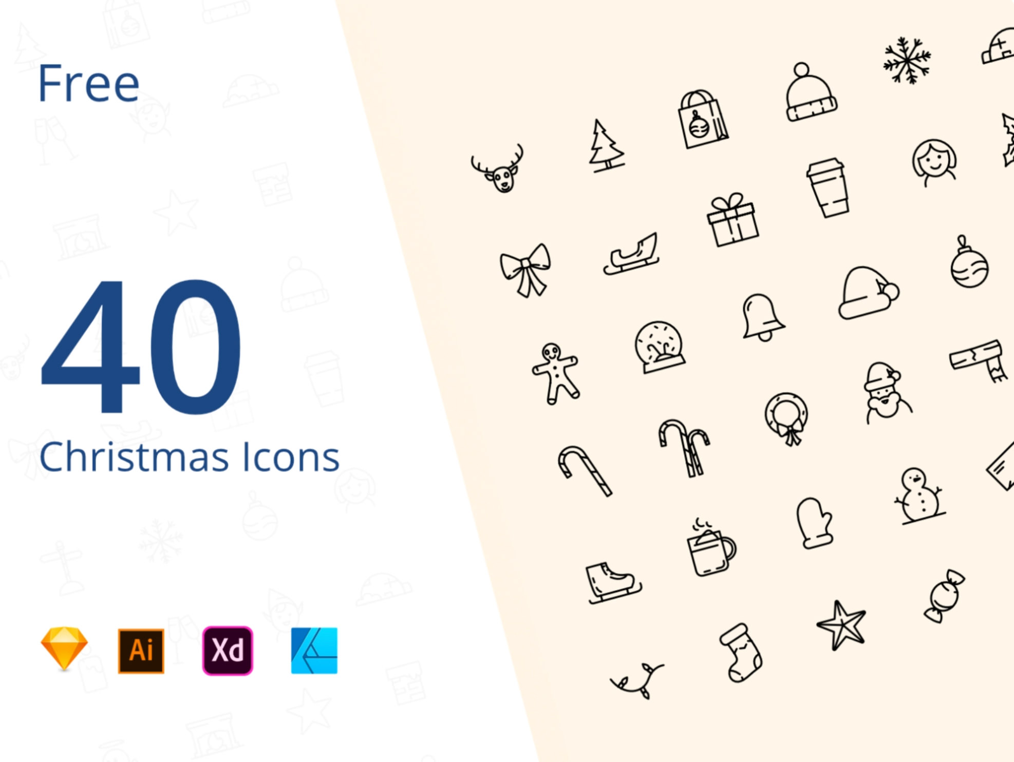 40 Free Christmas icons