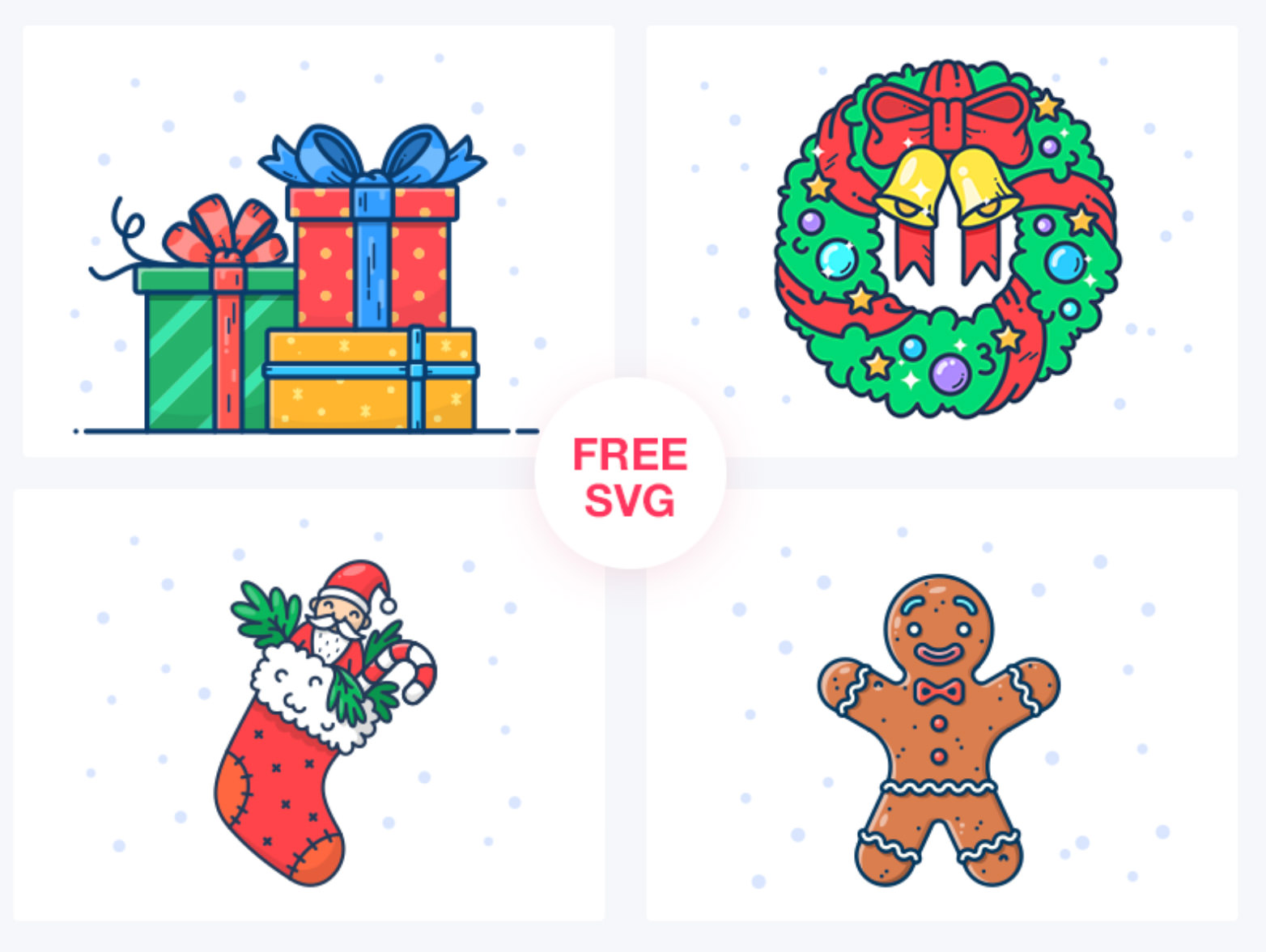 Freebie: Christmas Illustrations