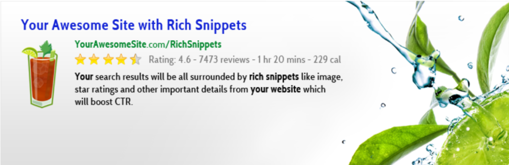 The banner for the All in One Schema Rich Snippets plugin. 