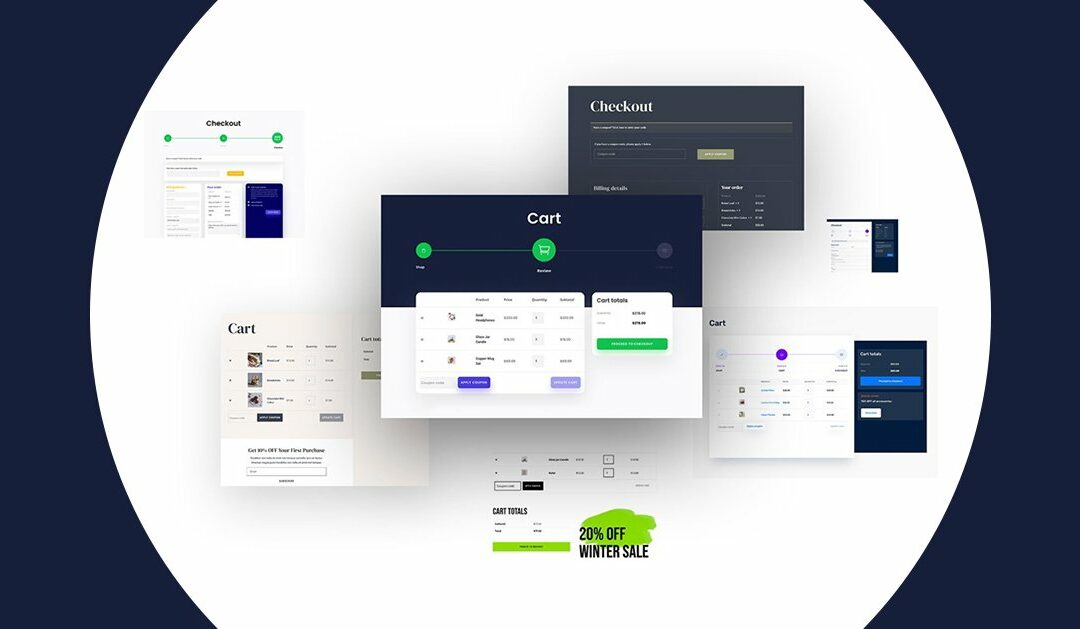 Download the first FREE Cart & Checkout Page Template Sets for Divi