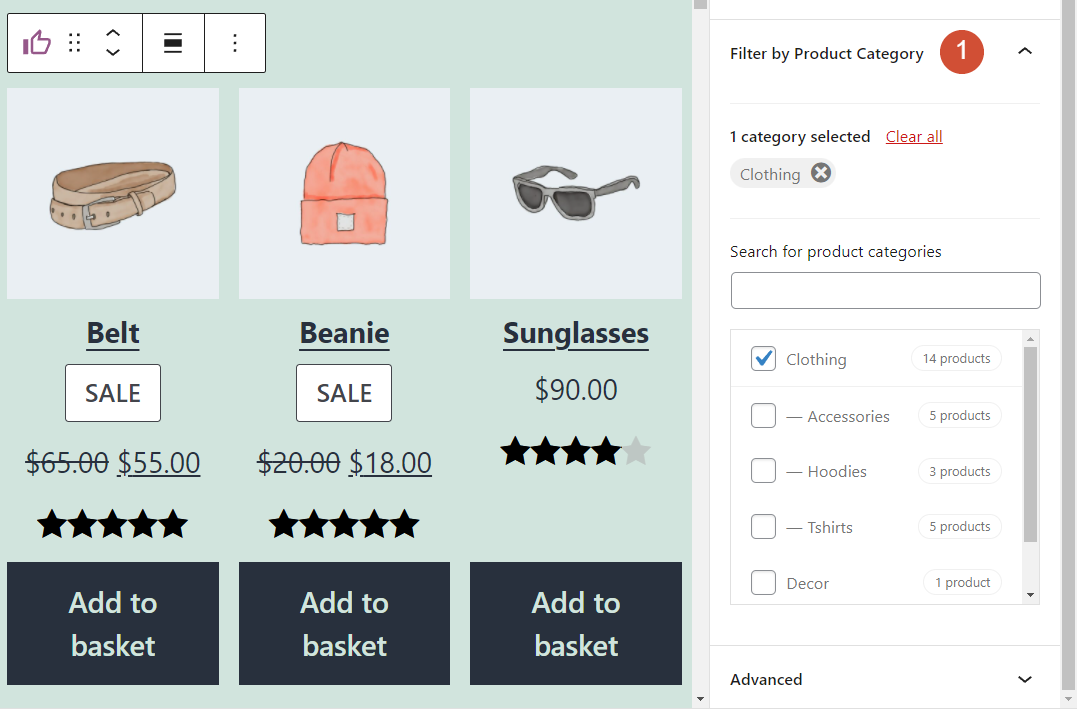 Filtering the top rated products in WooCommerce by category