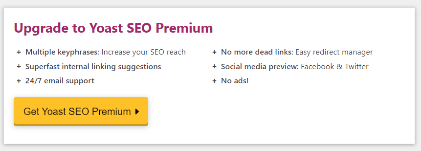 The premium version of the Yoast SEO 17.0 update enables you to identify word forms of your keywords. 