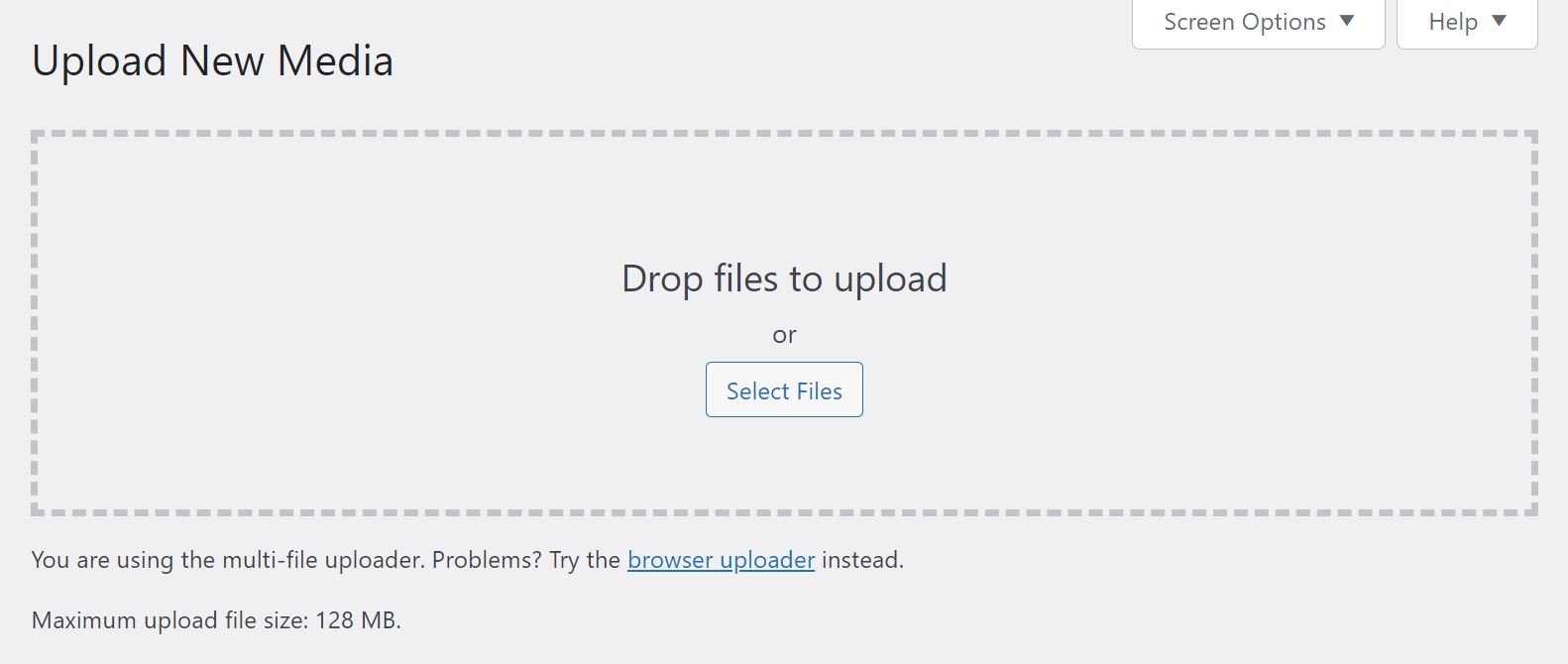 The maximum file size upload