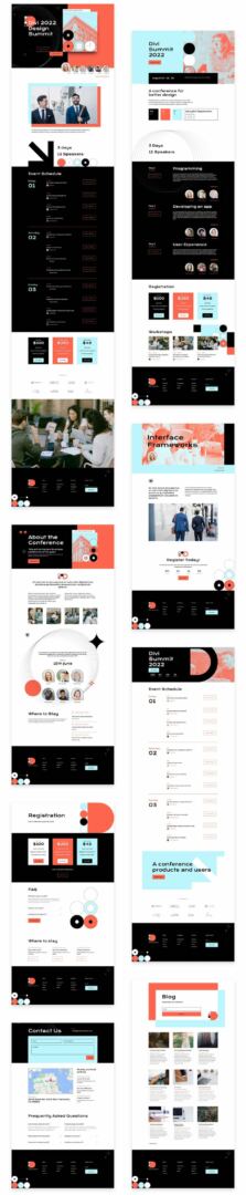 Conference Layout Pack for Divi