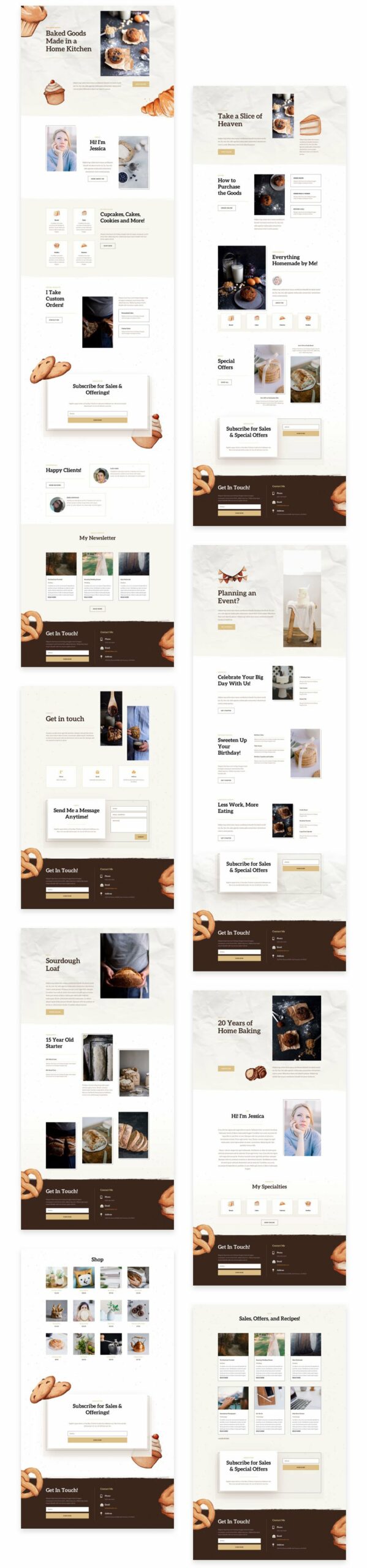 Home Baker Layout Pack for Divi