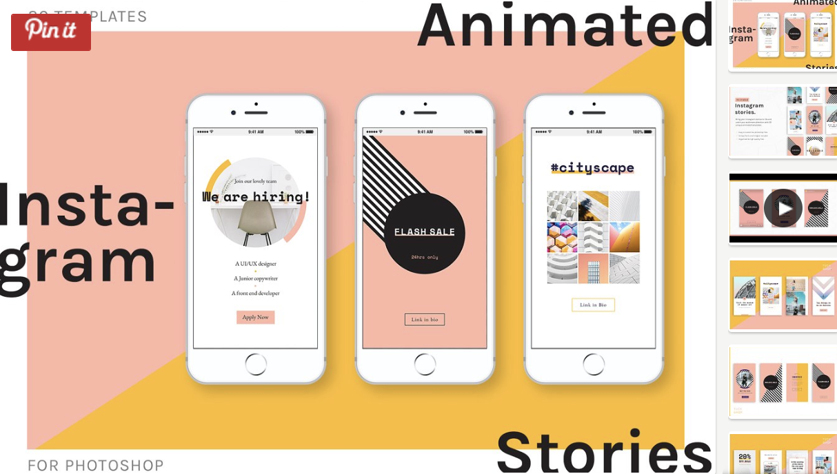 example animated stories bundle for instagram stories