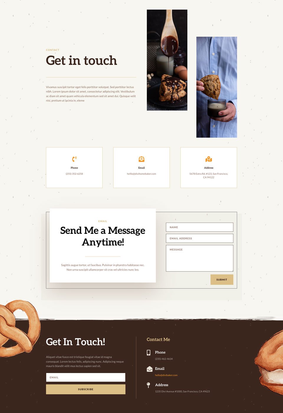 Home Baker Layout Pack for Divi