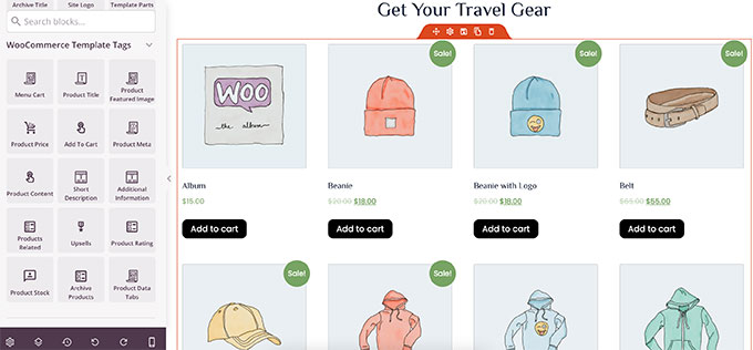 WooCommerce store preview