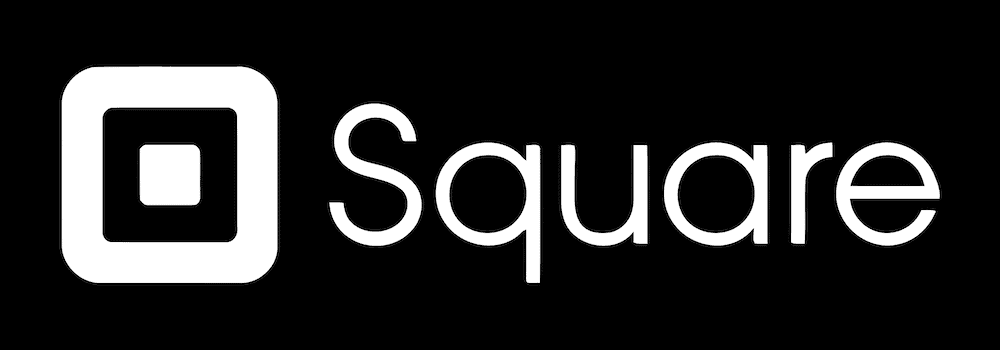 The Square logo, complete with its icon — a small white square surrounded by a square border.
