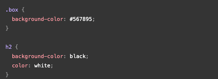 Screenshot of CSS code from Mozilla.org, showing the legibility of CSS when structured so properties and value pairs exist on their own lines.