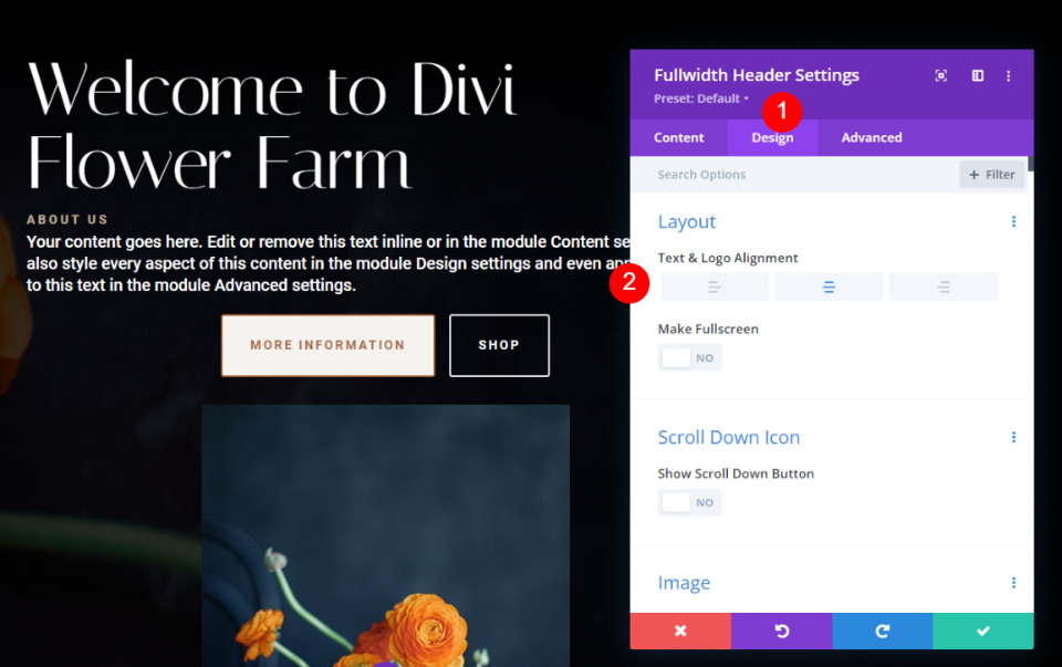 Fullwidth The best way to Taste an Symbol in Your Divi Fullwidth Header Module ...