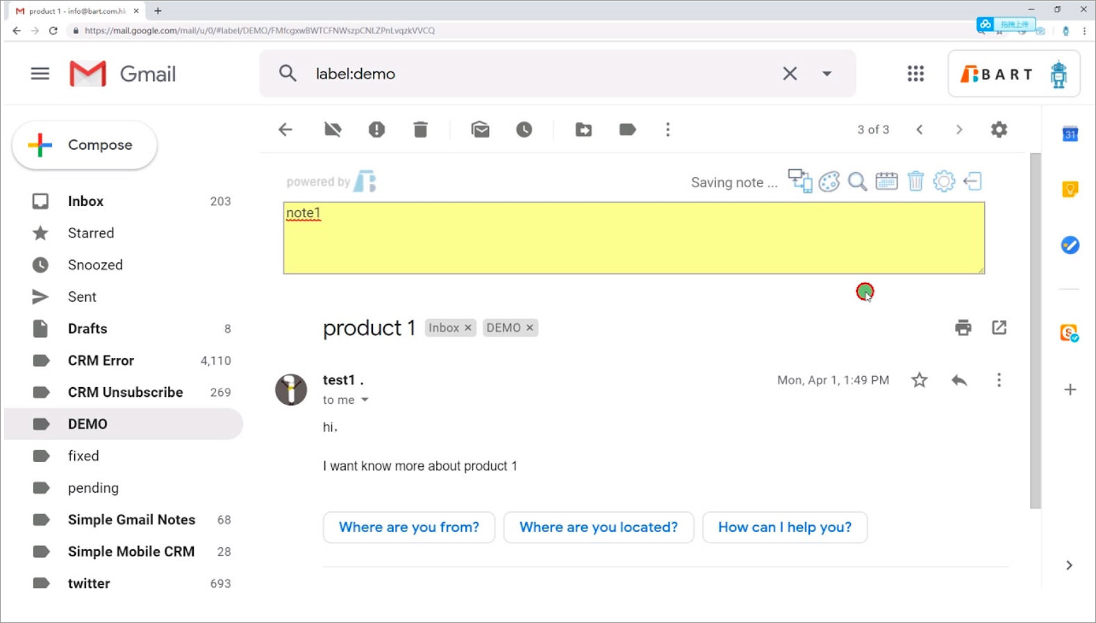 Simple-Gmail-Notes