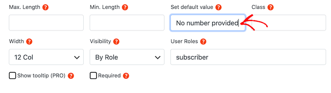 Changing who can see your custom comment field