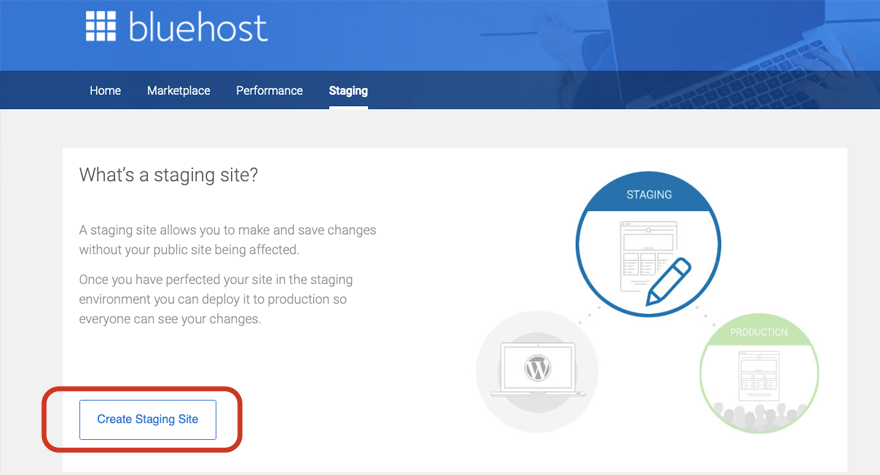Creating a WordPress Staging Site with Bluehost