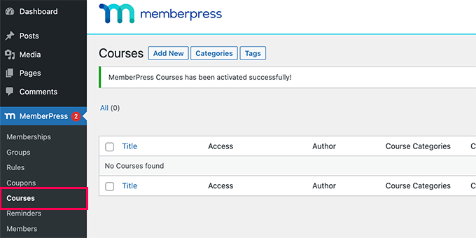 MemberPress to sell online courses and subscriptions