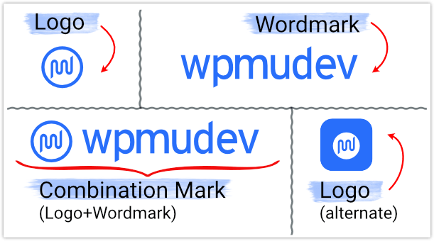 WPMU DEV logo elements