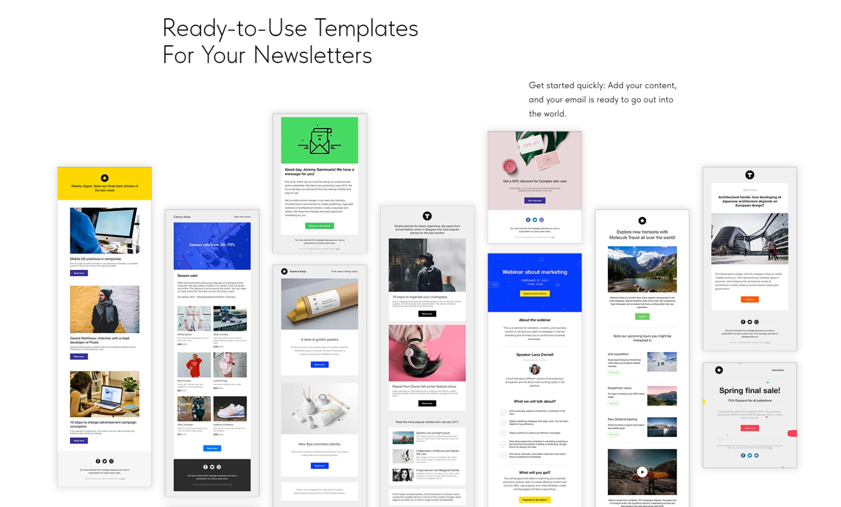 Tilda CRM Email Templates for Email Marketing