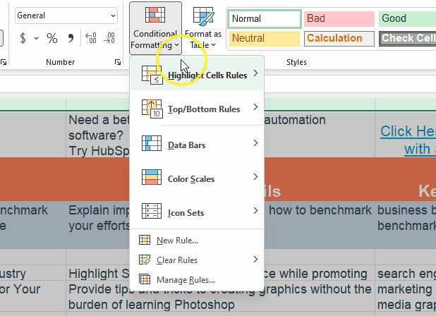 How to Highlight Duplicates in Excelhover over highligh cell rules to find duplicates in excel