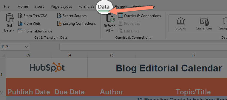 click on dataHow to Remove Duplicates in Excel: t, step 2 to remove duplicates in excel