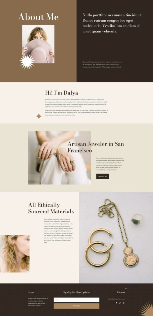 jewelry desginer website