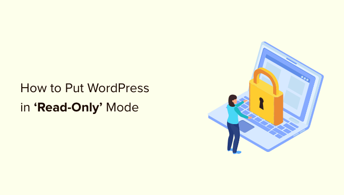 how to put your wordpress website in read-only mode