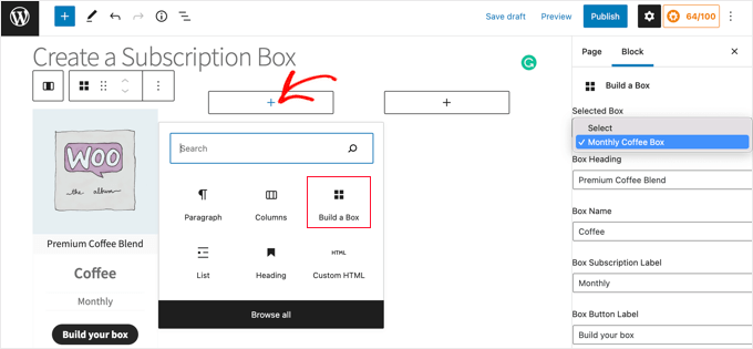 Add a 'Build a Box' Block to Your Page