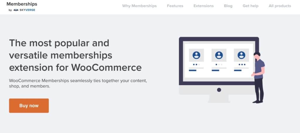 WooCommerce Memberships plugin.