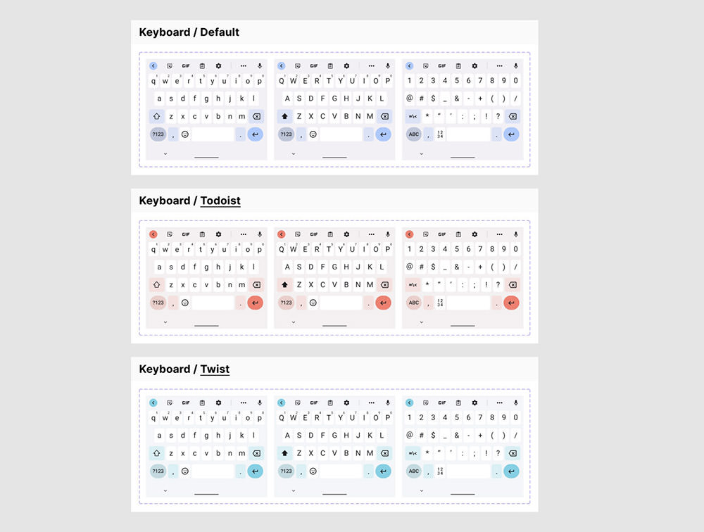 Android Keyboard Ã¢Â€Â“ Material 3 UI Kit