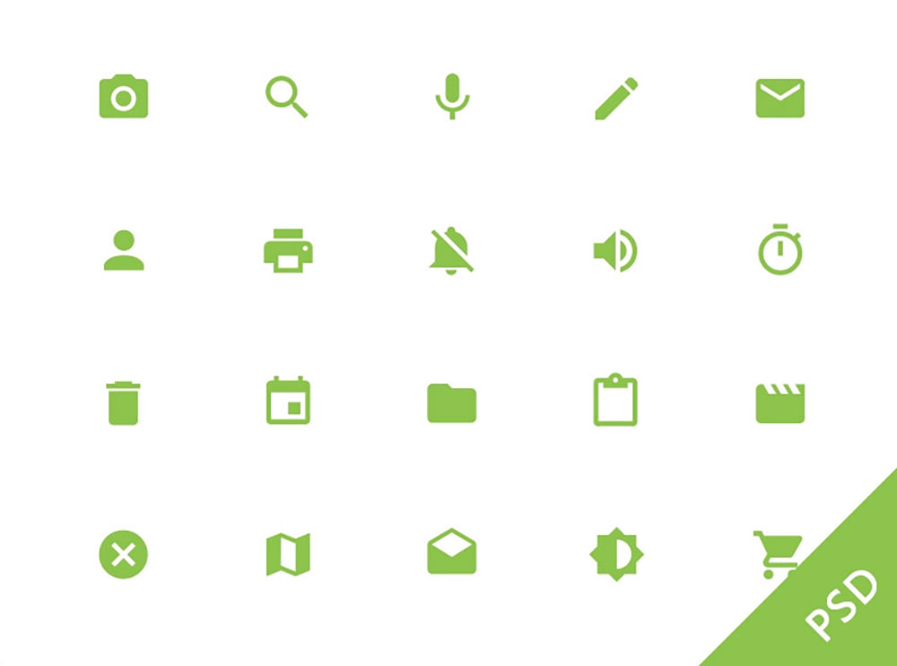 Android L System Icons
