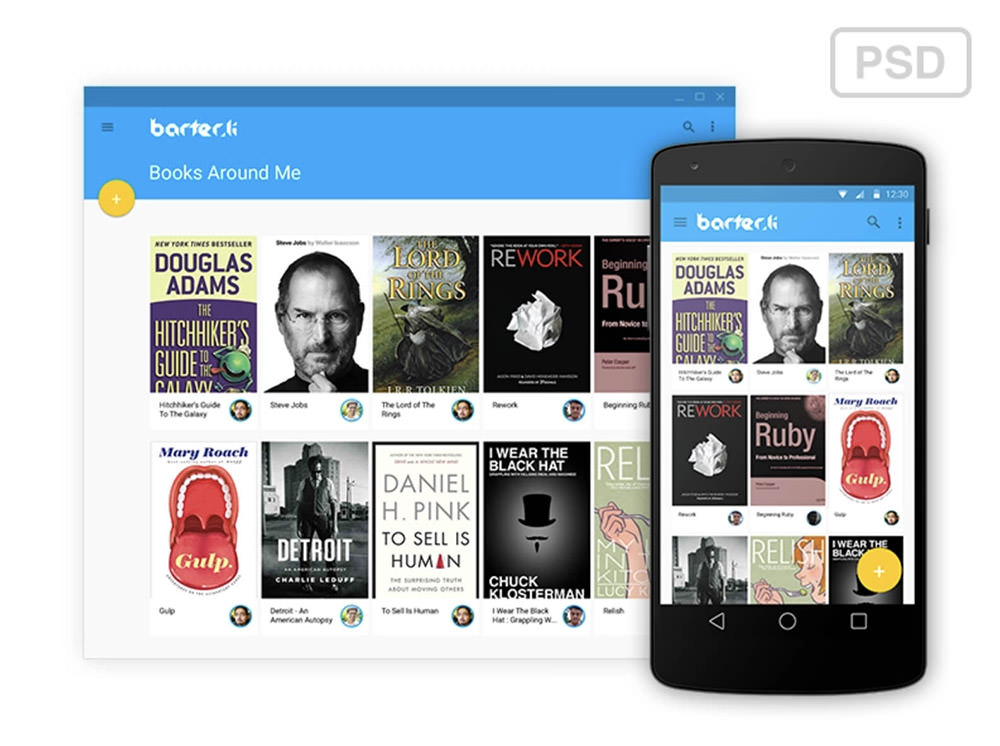 Android L Web and Mobile Interface