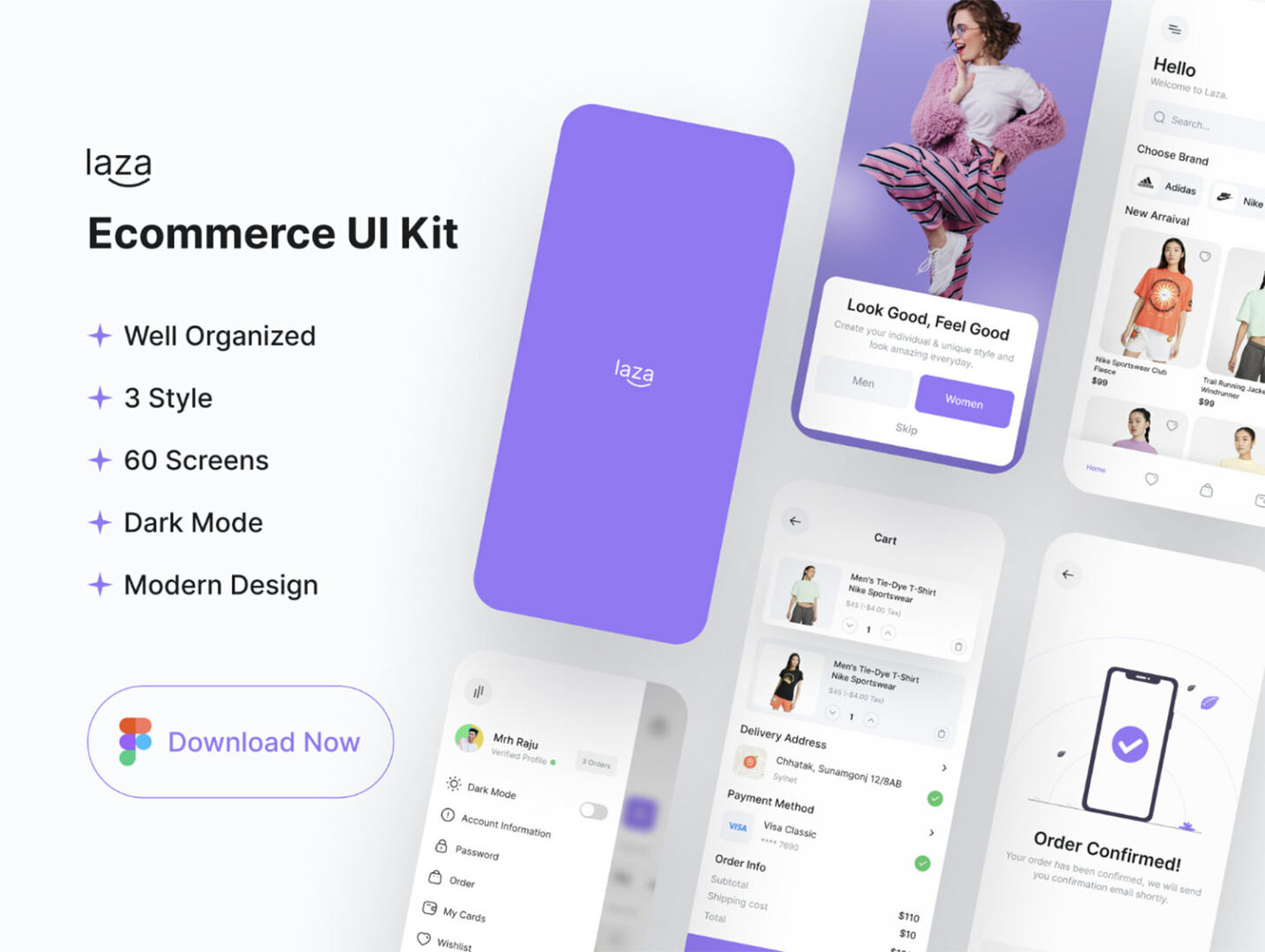 Laza eCommerce UI Kit