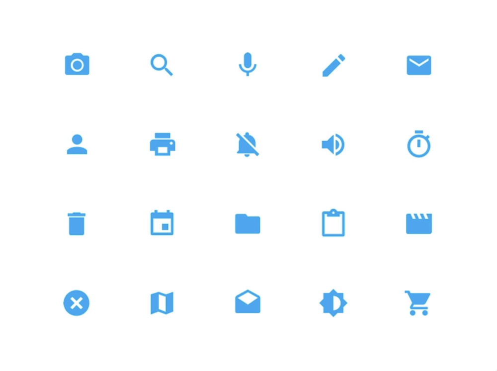 Material Design System Icons
