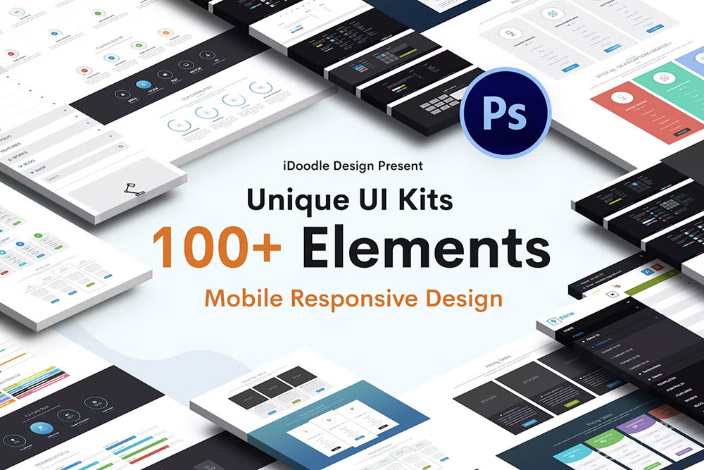 UI Kits Website Design & Mobile Responsive