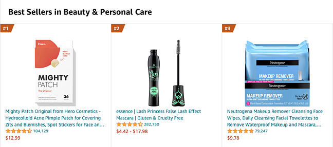 what to sell on amazon: beauty and personal care products