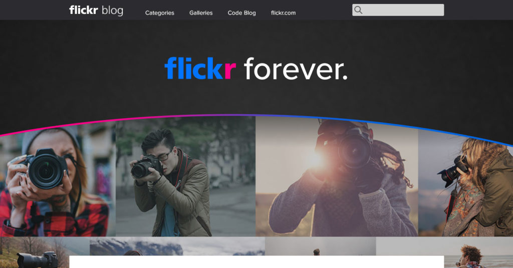 flickr blog famous websites using wordpress