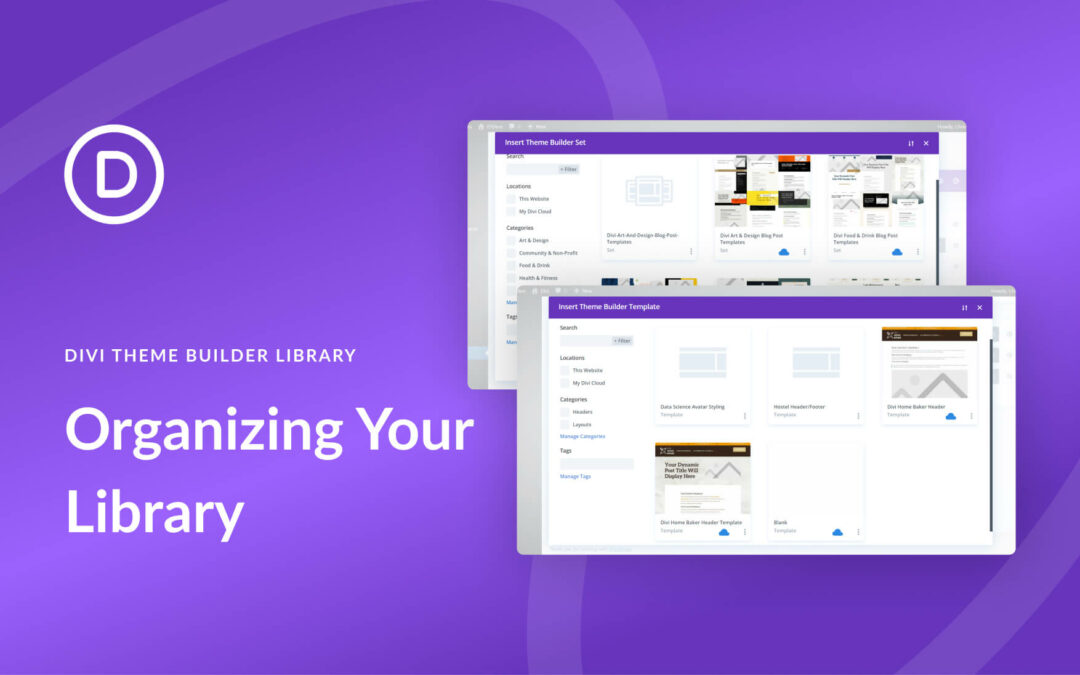 How to Organize Your Templates in Divi’s Theme Builder Library