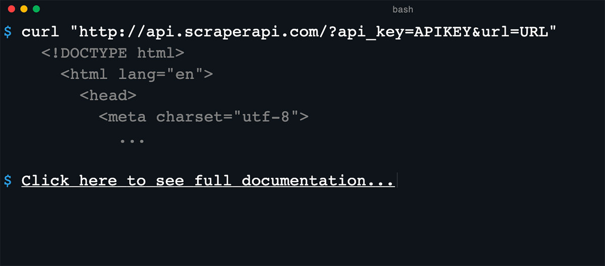 scraper API
