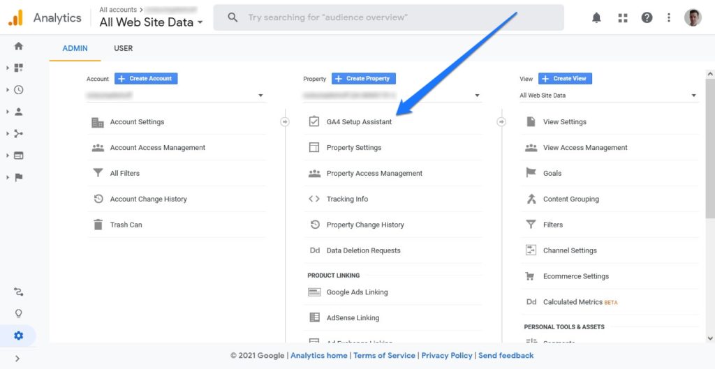 set up google analytics 4 to prepare for the cookieless future