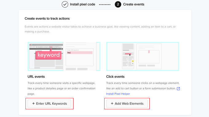 Create URL and Click Events in TikTok